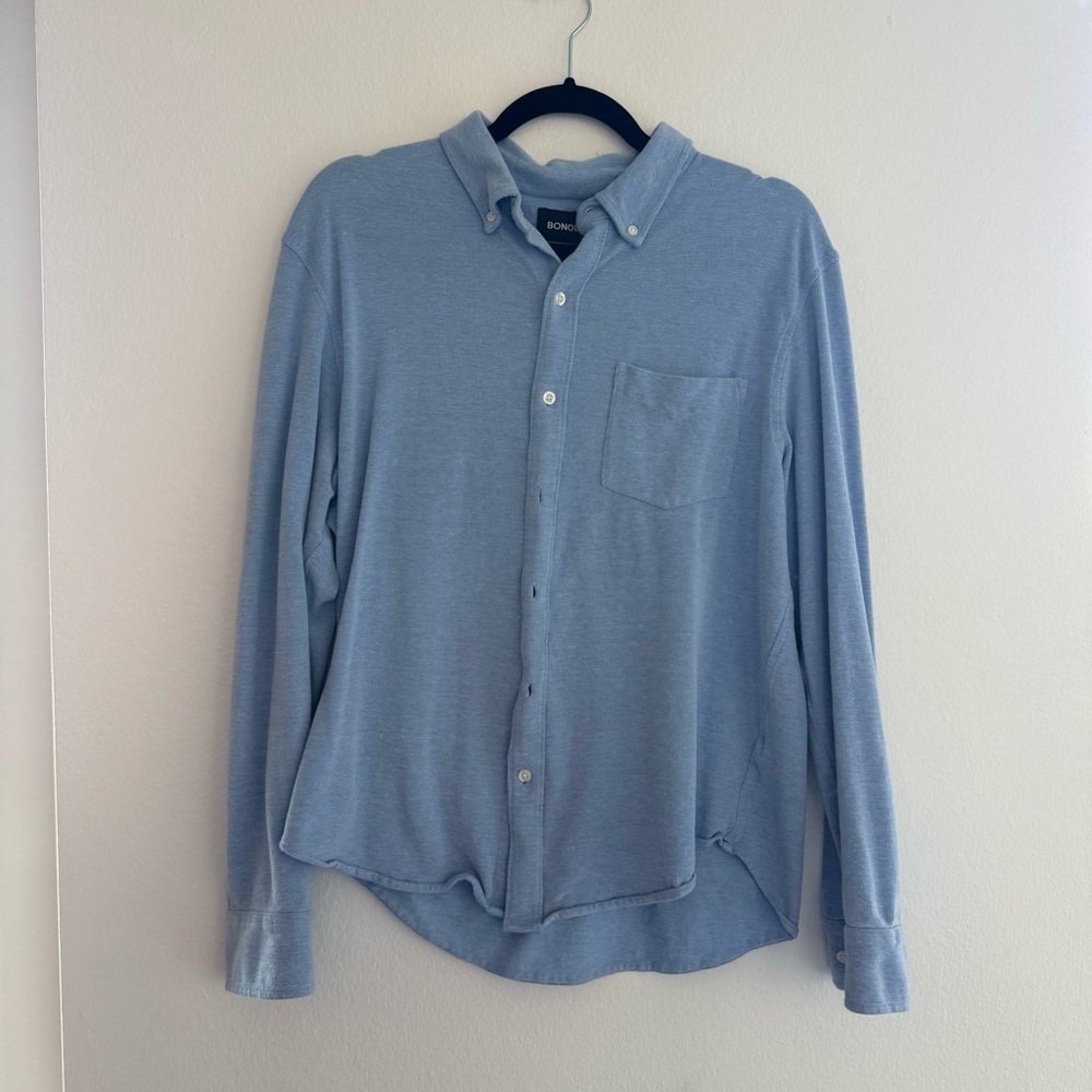Bonobos Light Blue Long-Sleeve Button-Down Shirt
